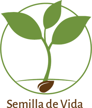 Logotipo de Semilla de Vida: una planta brotando de una semilla